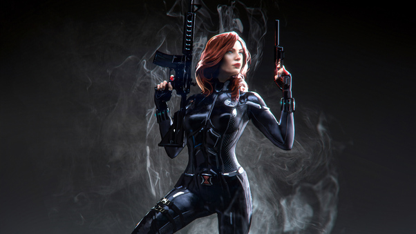 Black Widow Marvel Superhero Wallpaper