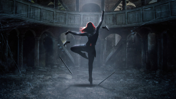 Black Widow The Dance 4k Wallpaper