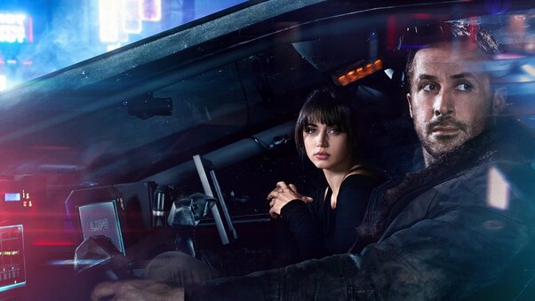 Blade Runner 2049 Ana De Armas Ryan Gosling Wallpaper
