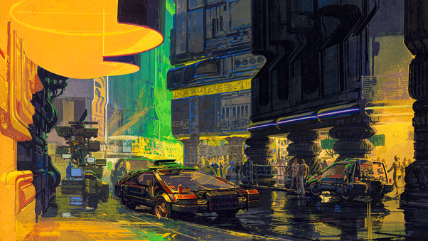 Blade Runner Streets 4k Wallpaper