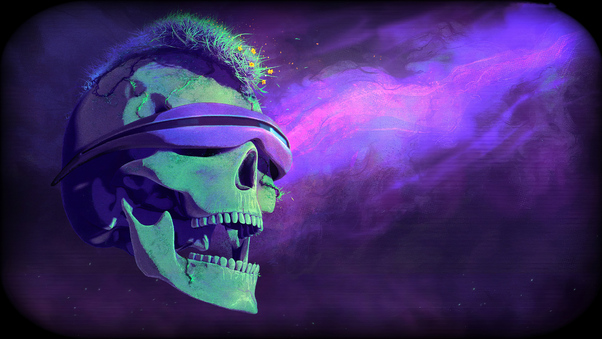 Blindfold Skull Art 4k Wallpaper