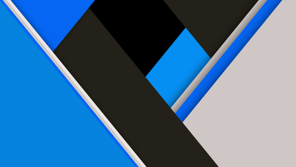 Blue Black Material Design 8k Wallpaper