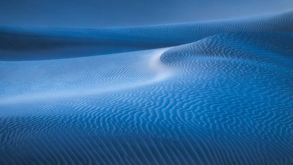 Blue Desert Dune Wallpaper