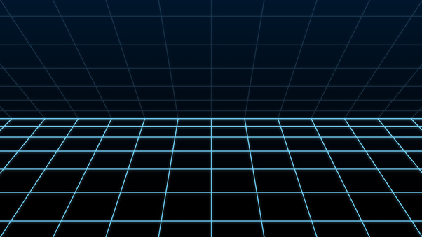 Blue Grid 5k Wallpaper