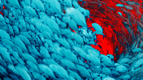 Blue Red Texture Abstract 5k Wallpaper