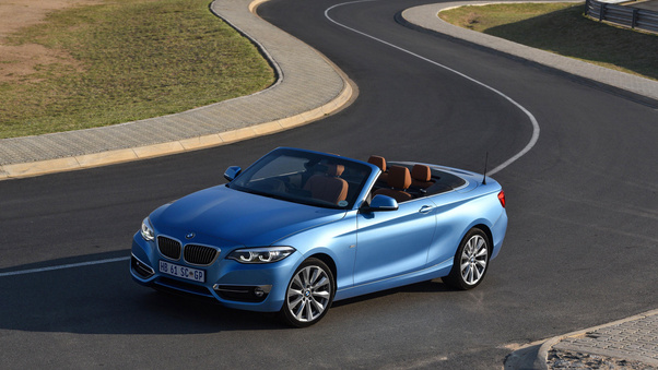 BMW 220i Cabrio Luxury Line 2017 4k Wallpaper