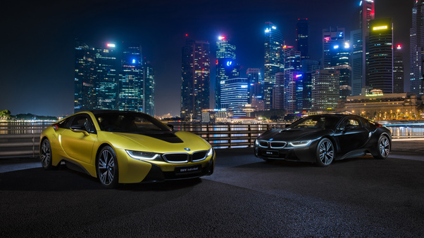 BMW I8 Frozen Yellow Edition Wallpaper