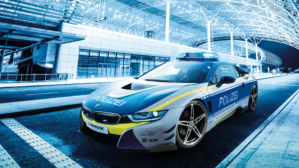 BMW I8 Polizei Car Wallpaper
