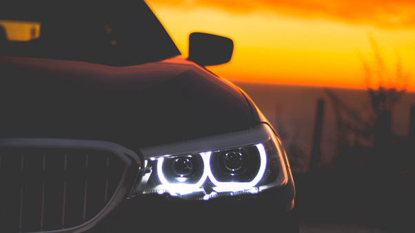 Bmw Lights 4k Wallpaper