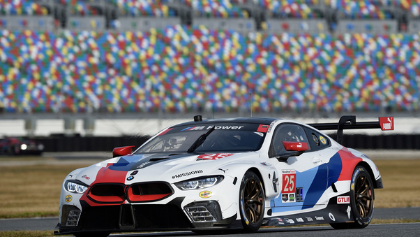 Bmw M8 Gte 2018 On Track Wallpaper