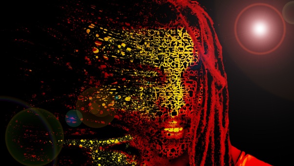 Bob Marley Mask Abstract Artwork 4k Wallpaper
