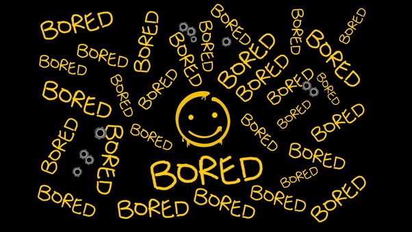 Bored Typography Wallpaper