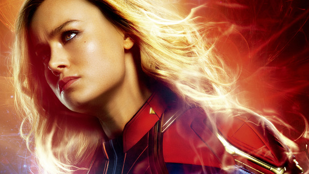 Brie Larson As Captain Marvel Movie 10k Wallpaper