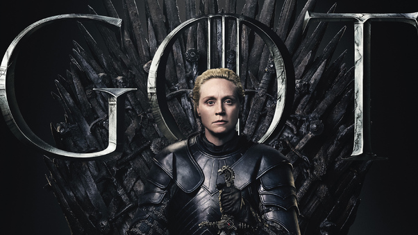 Brienne Of Tarth Game Of Thrones Season 8 Poster Wallpaper