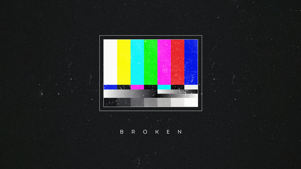 Broken Tv Wallpaper