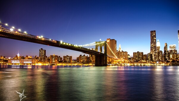 Brooklyn Bridge In New York Wallpaper