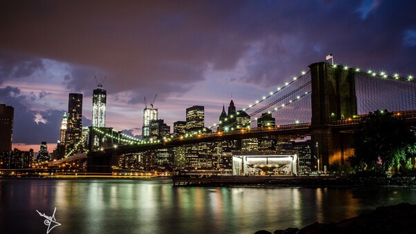 Brooklyn Bridge Manhattan Wallpaper