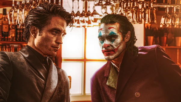 Bruce Wayne And Joker Wallpaper