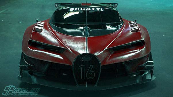 Bugatti 3D Wallpaper