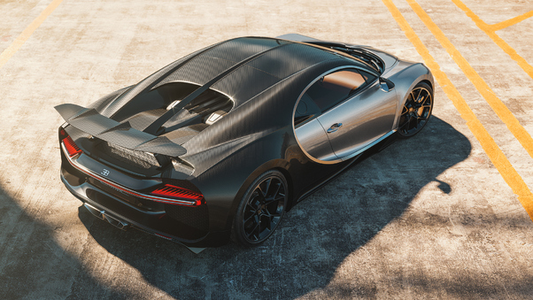 Bugatti Chiron 2020 Rear Wallpaper