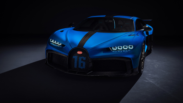 Bugatti Chiron Pur Sport 2020 Up View Wallpaper