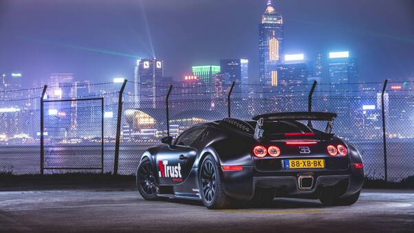 Bugatti In Hong Kong Wallpaper