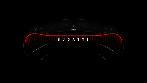 Bugatti La Voiture Noire 2019 Rear Lights Wallpaper
