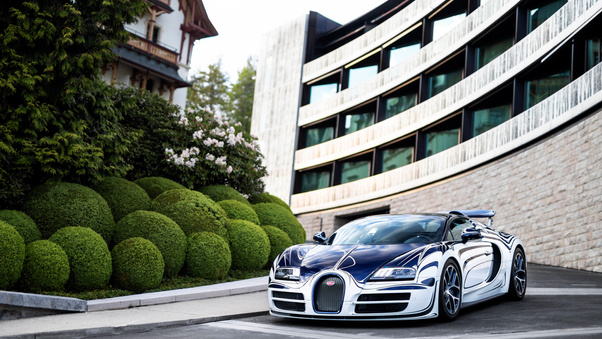 Bugatti Veyron Grand Sport Roadster 5k Wallpaper