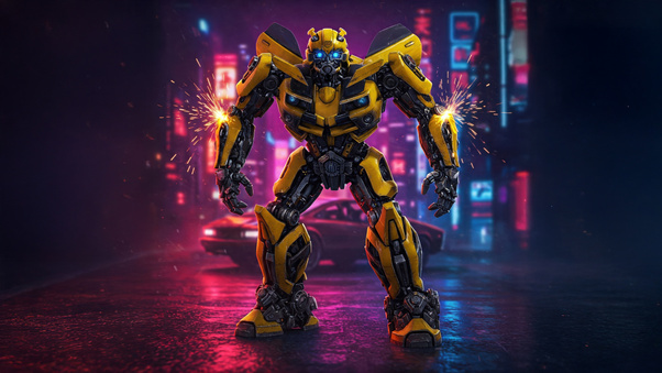 Bumblebee Turbocharged Hero Wallpaper