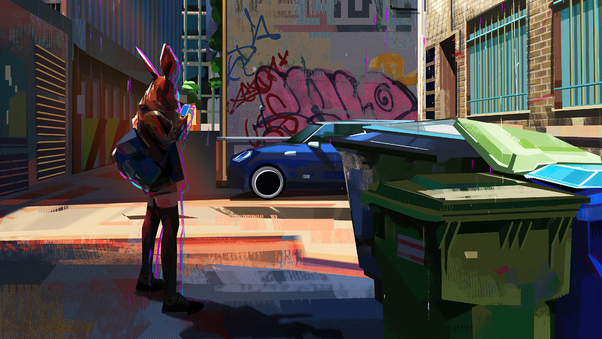 Bunny Girl In City 4k Wallpaper