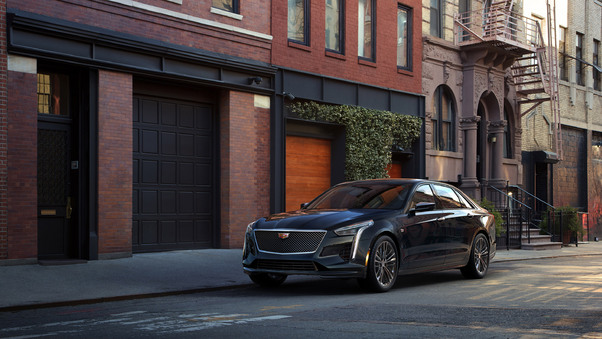 Cadillac CT6 V Sport 2019 Side View Wallpaper