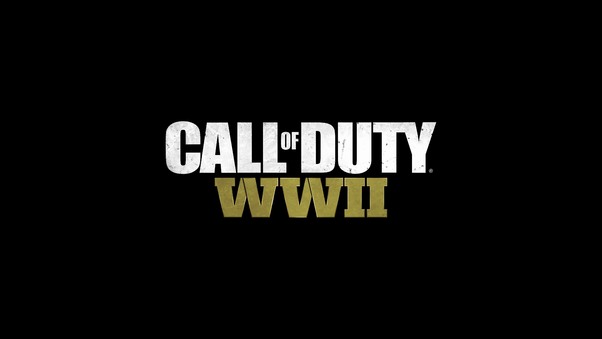 Call Of Duty WW2 Logo 8k Wallpaper