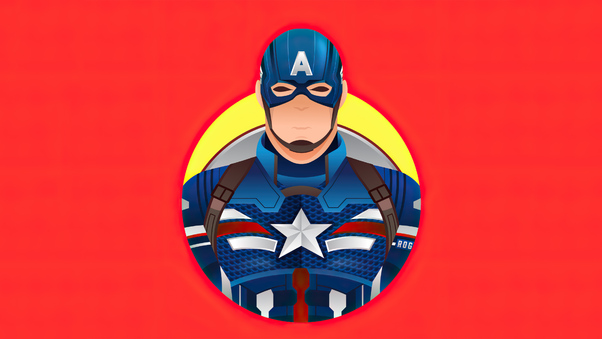 Captain America 4k Minimalism 2020 Wallpaper