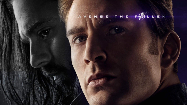 Captain America And Bucky Barnes In Avengers Endgame 2019 Wallpaper