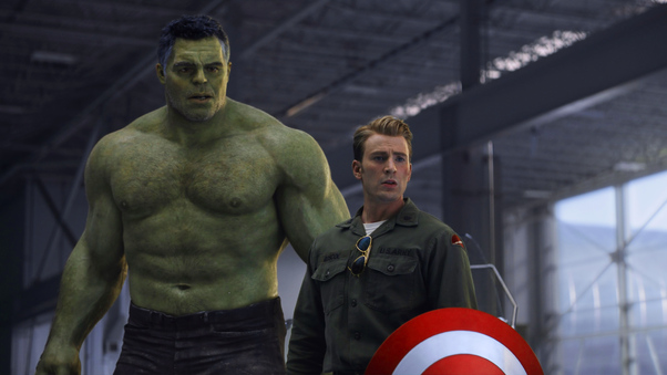 Captain America And Hulk Time Travel Avengers End Game Wallpaper
