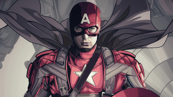 Captain America Art 4k Wallpaper