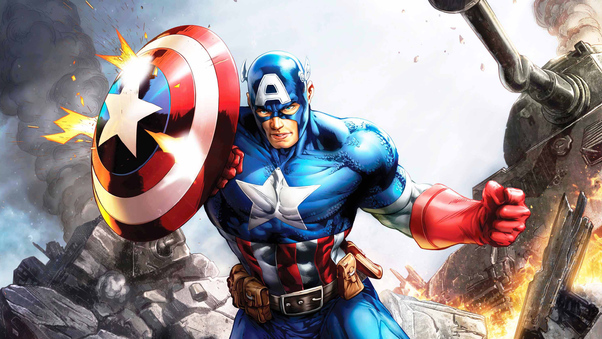 Captain America Artnew Wallpaper
