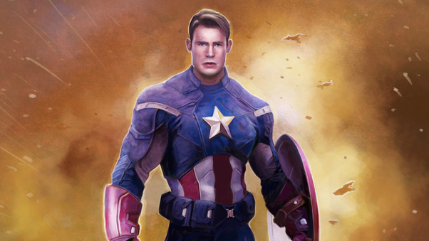 Captain America Arts Wallpaper
