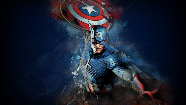 Captain America Artwork 4k Wallpaper