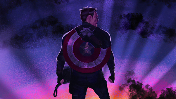 Captain America Broken Shield Thor Hammer Wallpaper