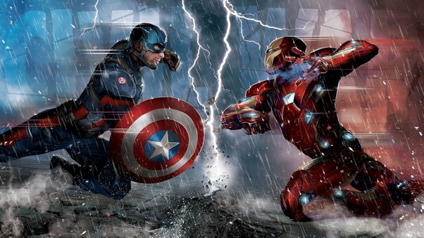 Captain America Civil War Concept Art Wallpaper