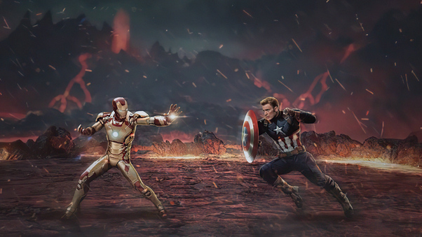 Captain America Civil War X Tekken 4k Wallpaper