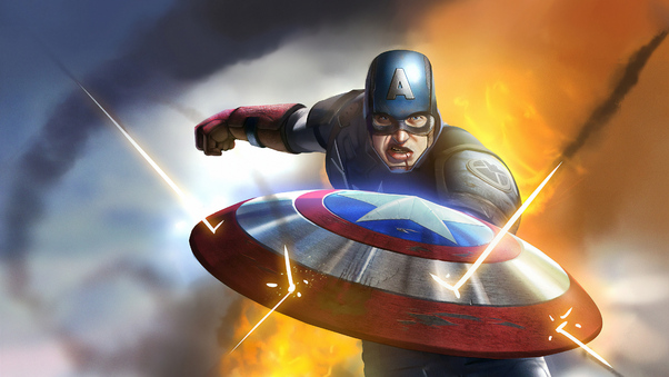 Captain America Coming Wallpaper