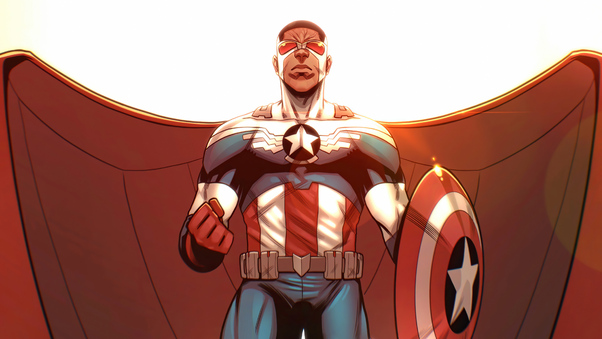 Captain America Cover Fanart 4k Wallpaper