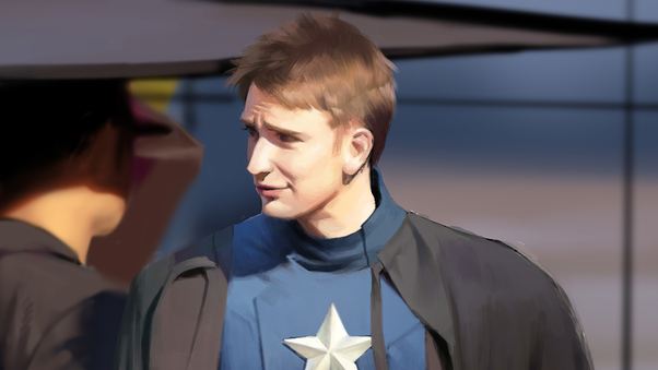 Captain America Digital Art 4k Wallpaper