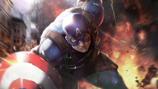 Captain America Fan Artwork Wallpaper