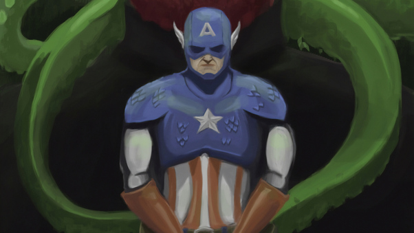 Captain America Hail Hydra Wallpaper