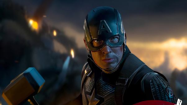 Captain America Hammer 4k 2020 Wallpaper