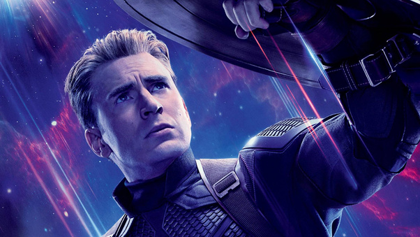 Captain America In Avengers Endgame Wallpaper