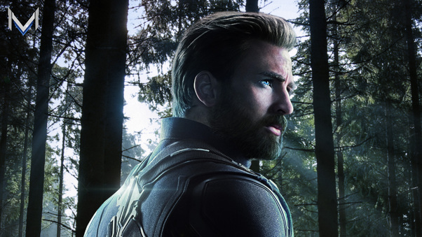Captain America In Avengers Infinity War 2018 Fan Artwork Wallpaper